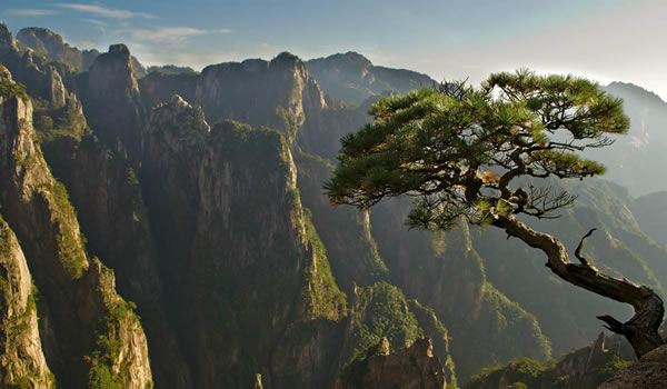 Huangshan mountains, China